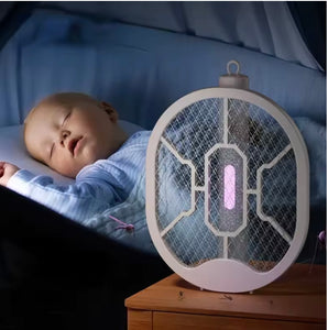 RAQUETA MATA MOSQUITOS RECARGABLE | 4 en 1
